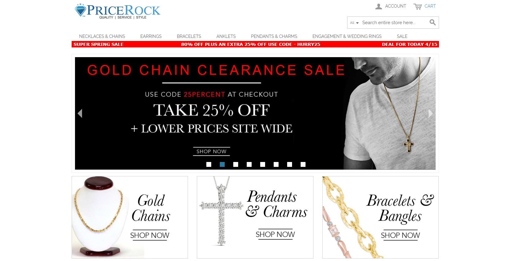 View PriceRock's images on CB/I Digital Case Study Page of Platform Development Service.