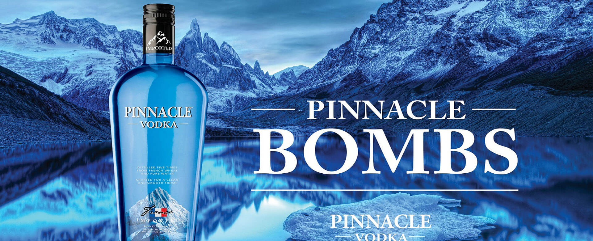 View Pinnacle Vodka's images on CB/I Digital Case Study Page of Platform Development Service.