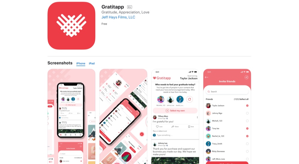 View Gratitapp's images on CB/I Digital Case Study Page of Platform Development Service.