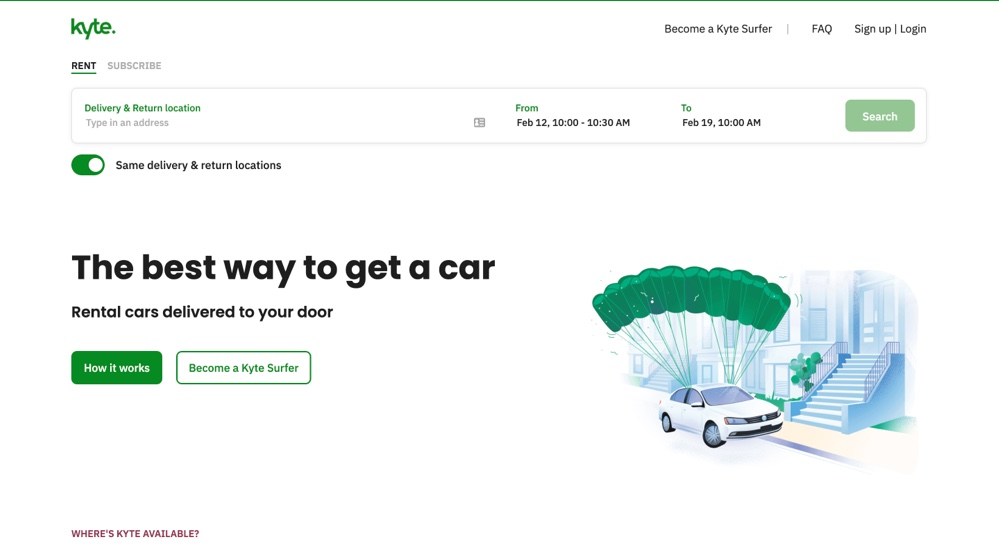 View Kyte's images on CB/I Digital Case Study Page of Platform Development Service.