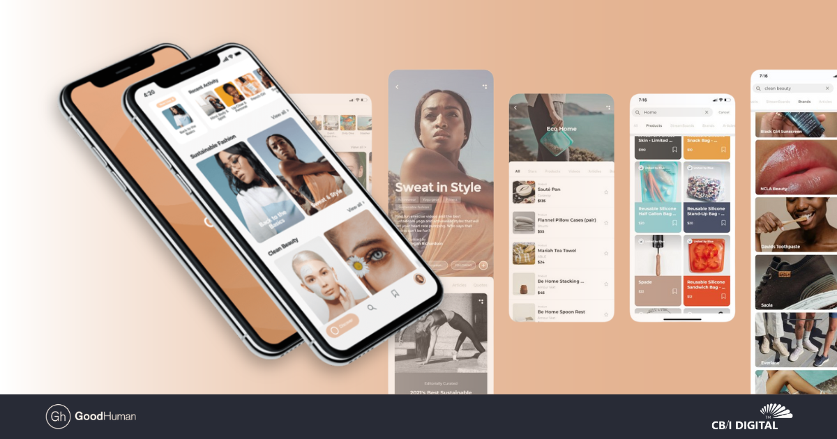 View GoodHuman's images on CB/I Digital Case Study Page of Platform Development Service.