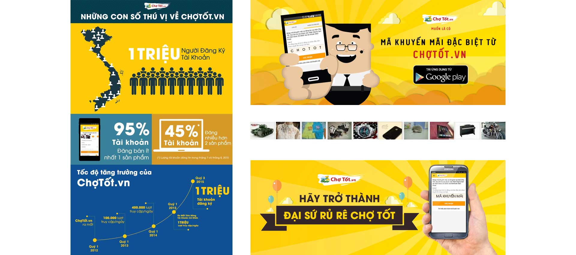 View Cho Tot's images on CB/I Digital Case Study Page of Platform Development Service.