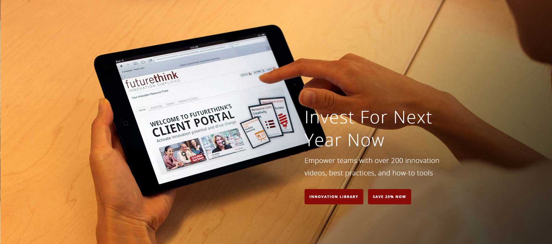 View Future Think's images on CB/I Digital Case Study Page of Platform Development Service.