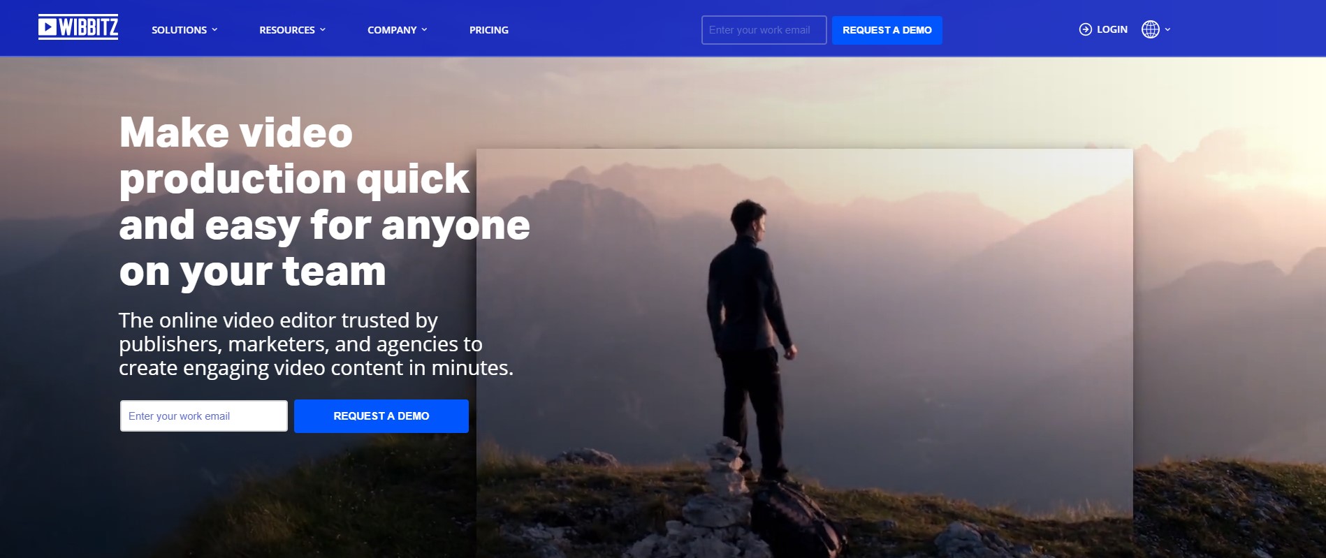 View Wibbitz's images on CB/I Digital Case Study Page of Platform Development Service.